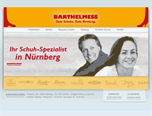 Tablet Screenshot of barthelmess-schuhe.de